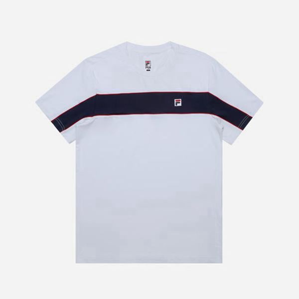 Fila Line Functional S/S Women's T-Shirts - White,NZ 763-90231